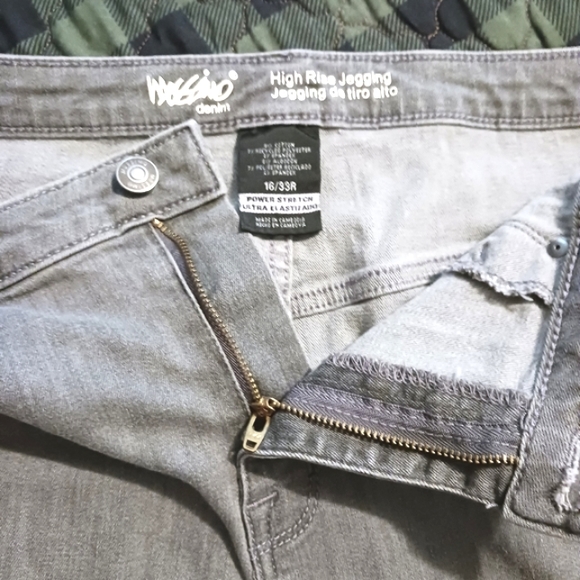 Mossimo Gray High Rise Jeggings Plus Size 16 - Picture 4 of 10